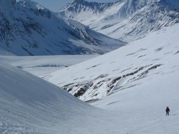 The number of glaciers in Alaska is dependent upon how you define them. Ned Rozell photo.